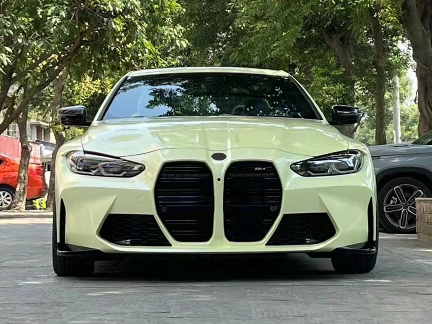 M4 Front Grille, Suitable for Upgrading G26 to M4. the Appearance of the M4 Front Grille
