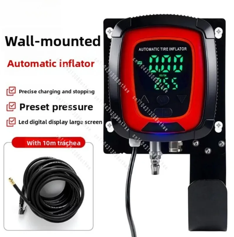 For Car Nitrogen/Compressed Air Automatic Tire Inflator Deflator with Preset Pressure, Portable Digital Tire Pump