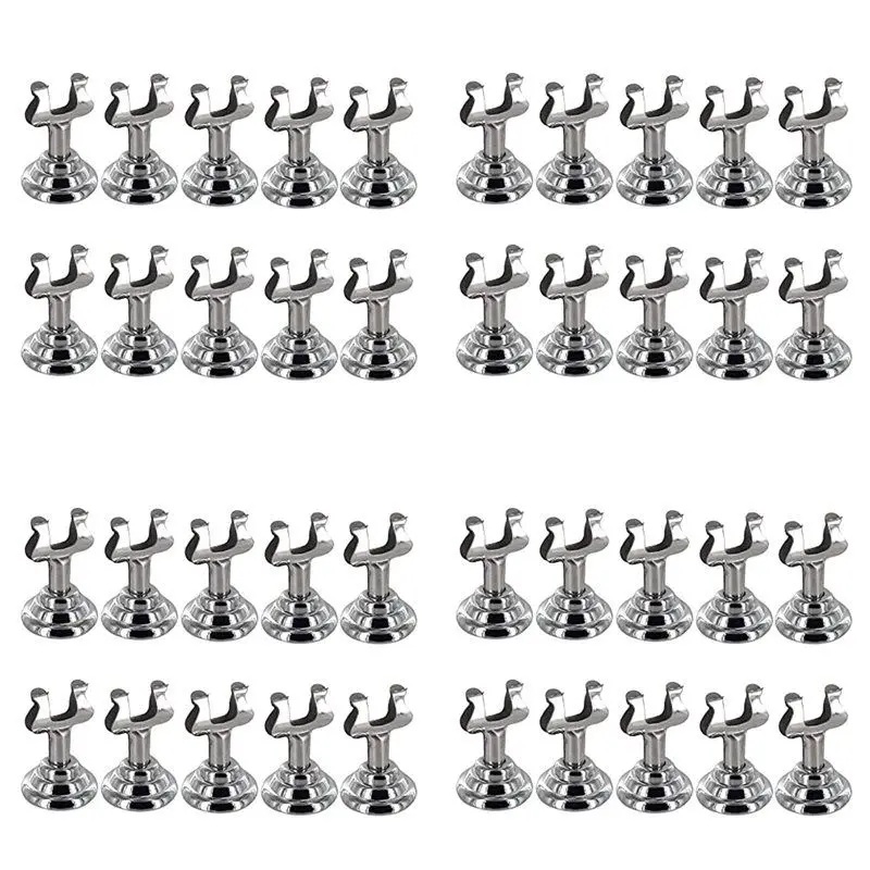 

ABJN-40X Mini Menu Sign Stands Pack Of Wedding Place Card, Table Numbers Holders For Restaurants, Cafes And Cake Shops