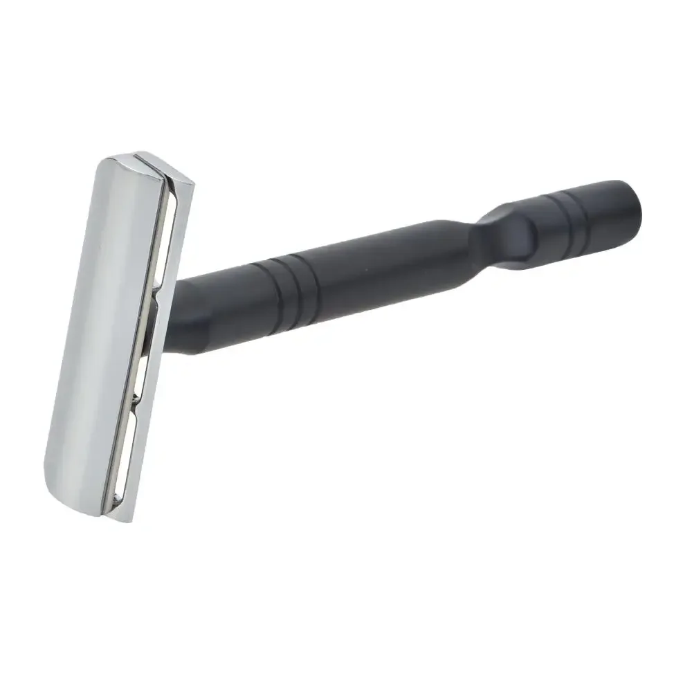 الكروم والأسود اللون مقبض ألمونيوم خفيفة الوزن شفرة التيار المتناوب Excalibur حافة واحدة رجالي الحلاقة السلامة الحلاقة YAQI