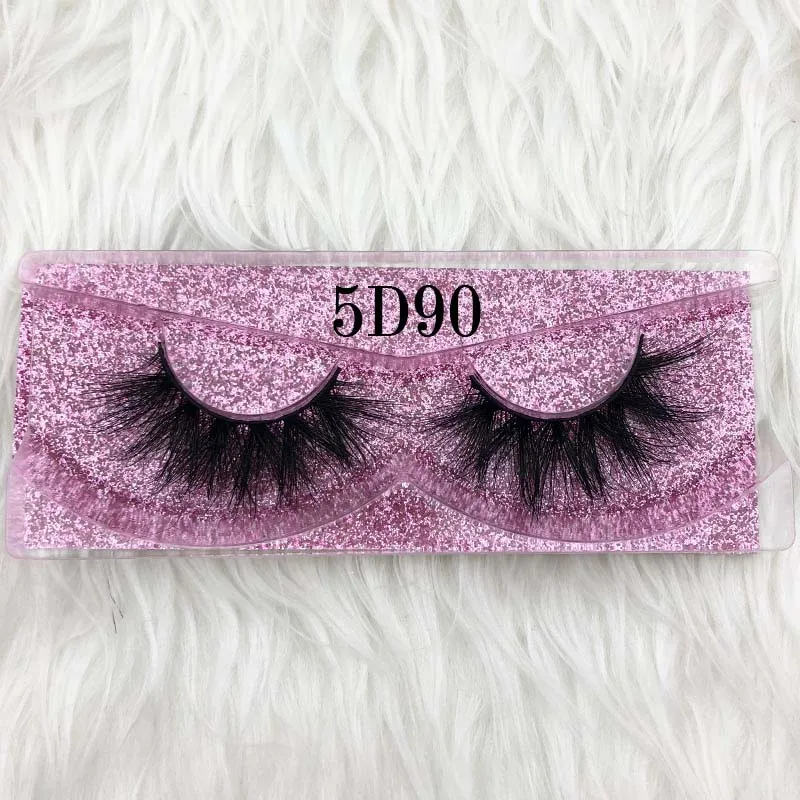 Mikiwi D390 Mink Eyelashes 3D Mink Lashes Thick HandMade Full Strip Lashes Cruelty Free Luxury Makeup Dramatic Lashes