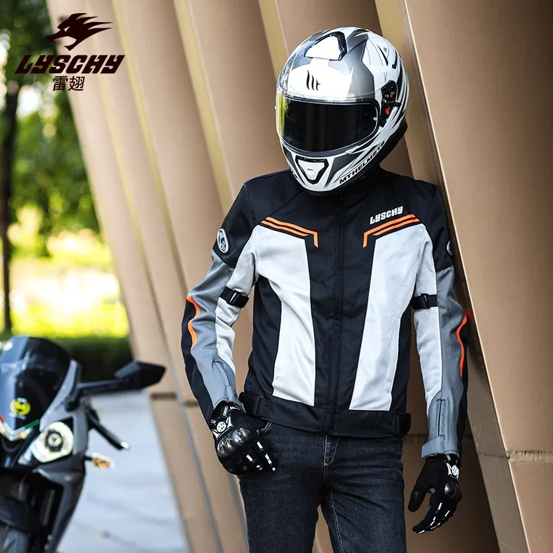 

LYSCHY LY-803 Summer Motorcycle Jacket Ventilated Breathable Mesh Riding Jacket CE Protection Motorcycle Riding Clothing