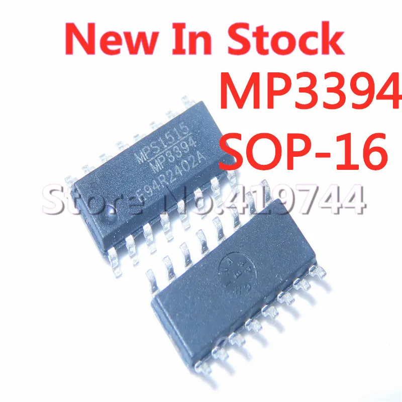 5PCS/LOT MP3394 MP3394ES-LF-Z SOP-16 MP3394ES power management chip (without S) In Stock NEW original IC