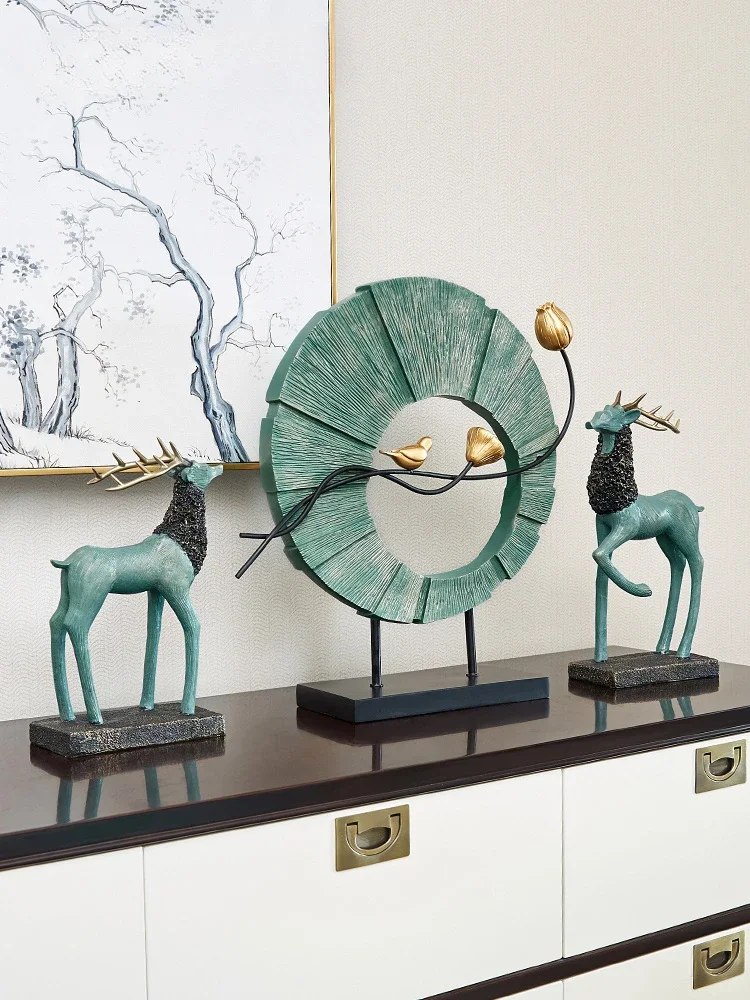

Creative moving gifts, housewarming gifts, new Chinese style decorations, foyer TV cabinets, soft decorations