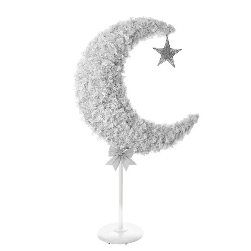 Hot selling Ramadan holiday scene decoration with moon tree decorations and ornaments