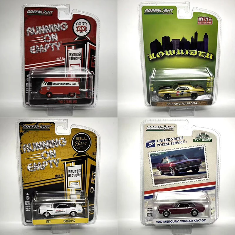 

Greenlight 1:64 Mustang Challenger Van Police Alloy Die Casting Model Car Collect Ornaments