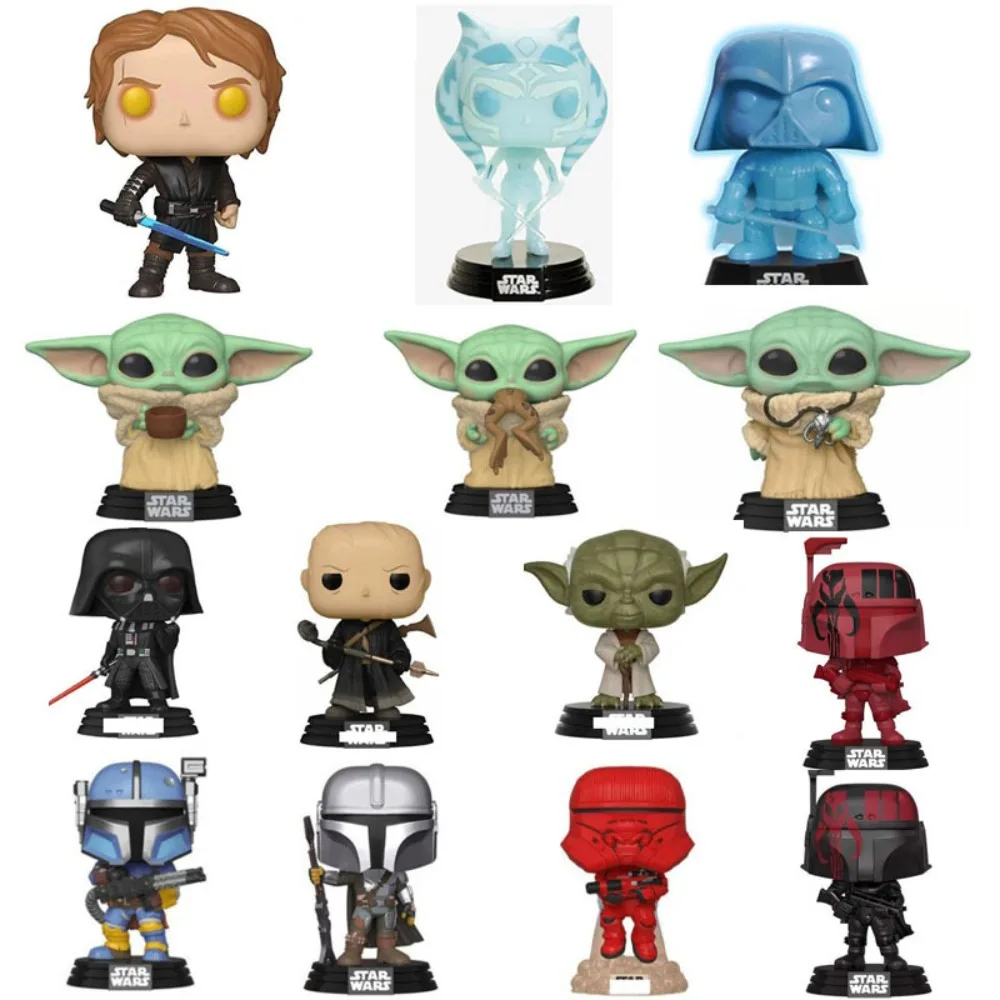 FUNKO POP Movie Star Wars Periphery Action Figures Anakin Ahsoka Darth Vader Popular Character Model Ornament Toy Children Gift