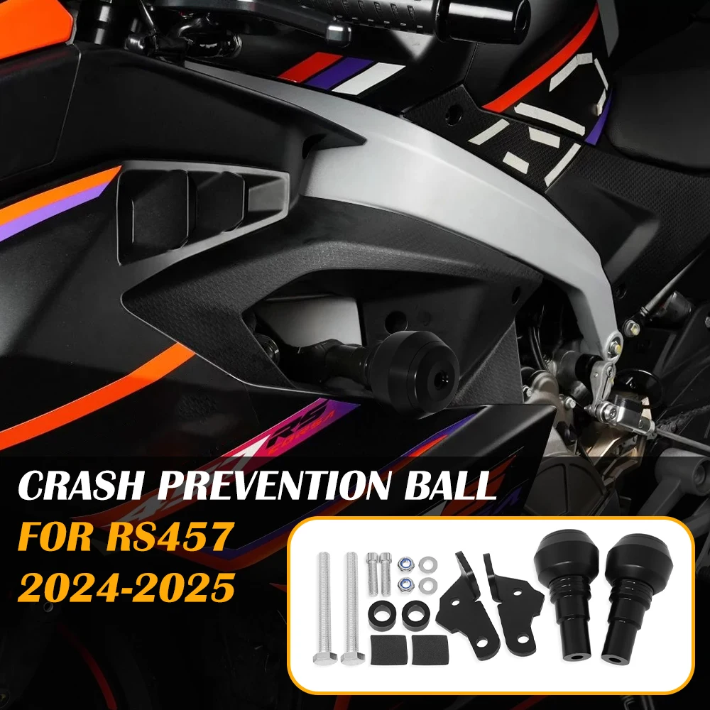 

For RS457 2024 2025 rs 457 New Motorcycles Body work Frame Slider Crash Pad Engine Protector Anti Drop Guard Ball