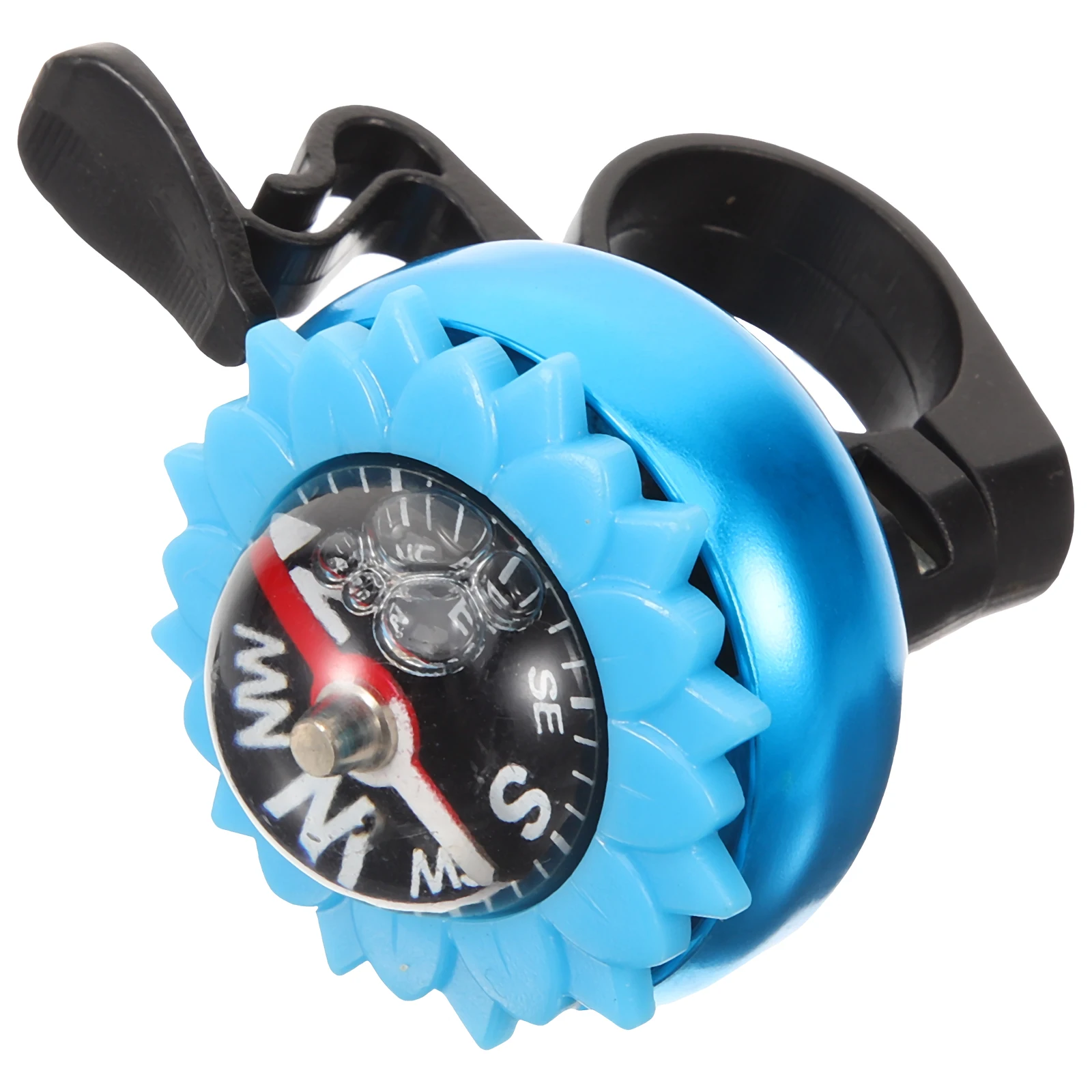 

Aluminum Alloy Bike Bell Sunflower Design Clear Sound Waterproof Portable Compass Bell for Adult Bikes Mountain Road Folding
