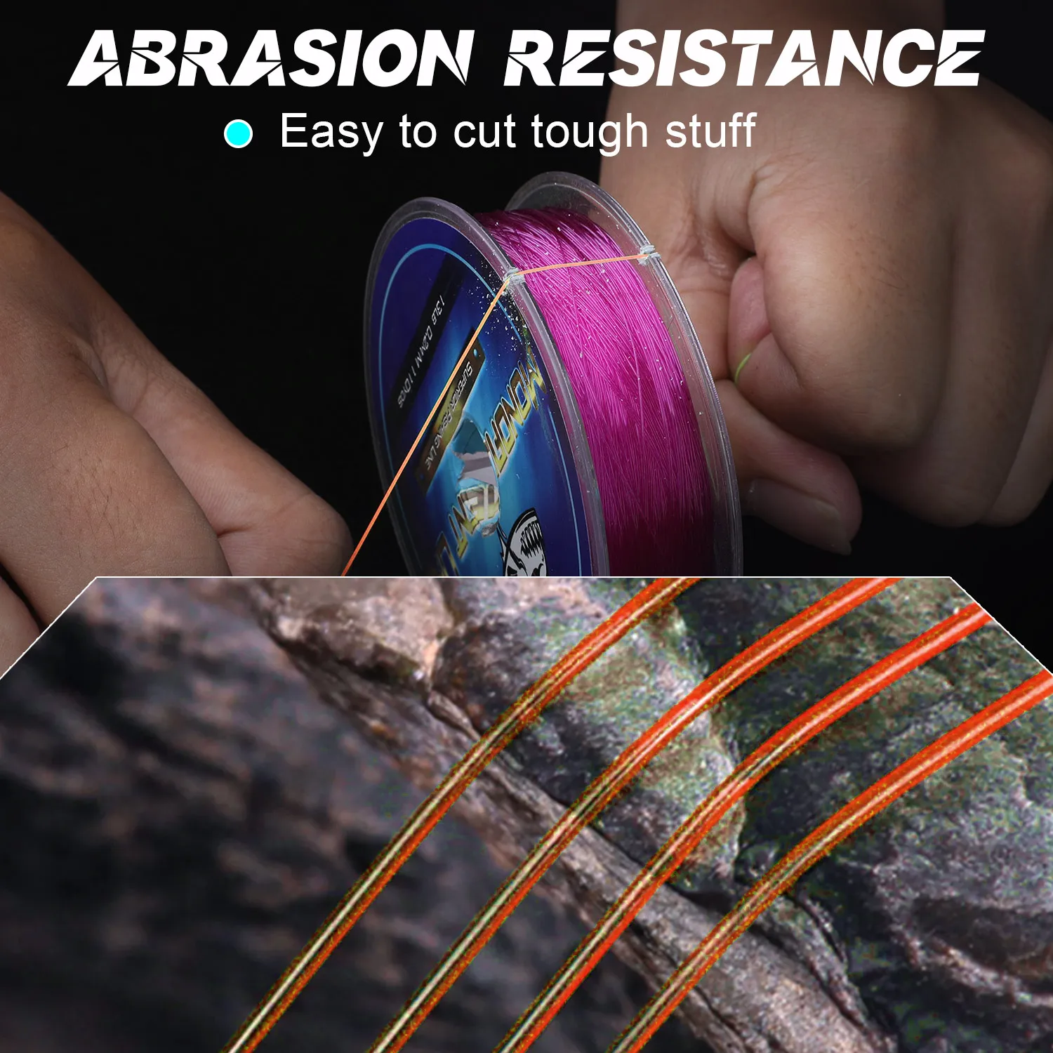 Sougayilang 500 متر خيط صنارة الصيد من النايلون ماكس السحب 7-38LB سوبر أقوى خط النايلون اليابان حيدة طلاء صيد سمك الشبوط #4