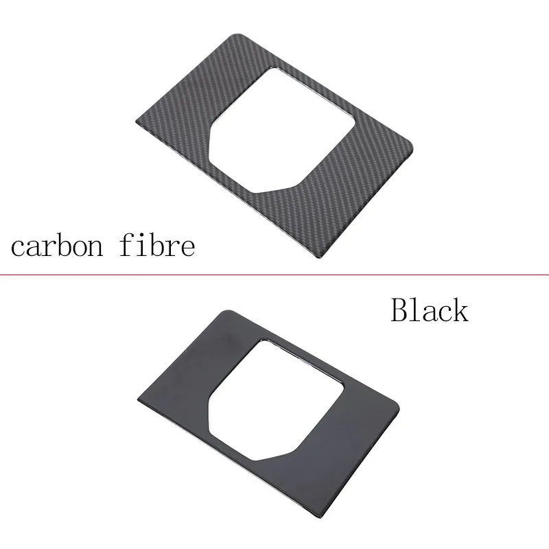 ABS Carbon Fiber For Land Rover Range Rover Evoque 2020-2023 Car Center Console Gear ShiftPanel Decorative Frame Car Accessories