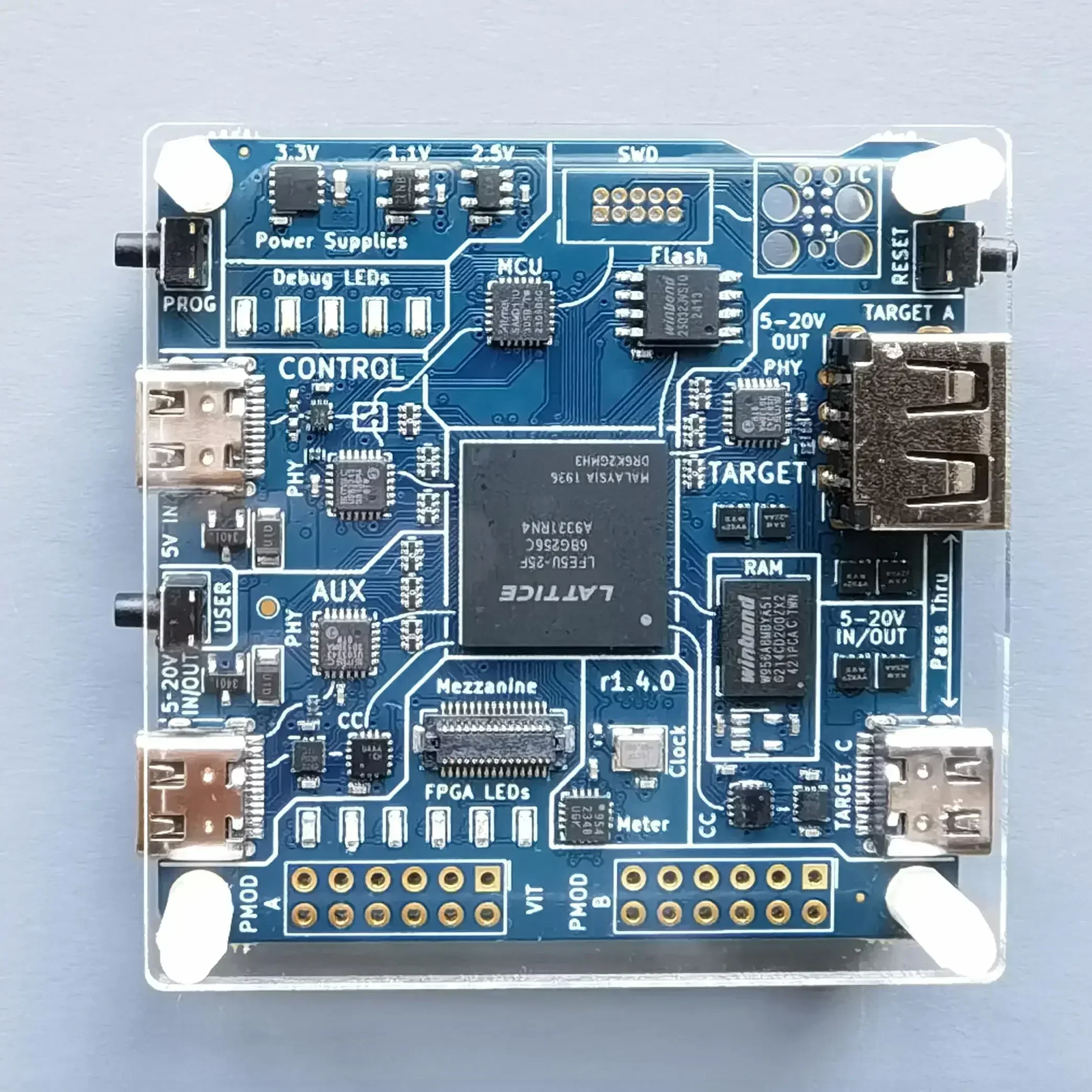 Un analizador de protocolo USB 2.0 FS/HS 480Mbps de código abierto basado en FPGA Cynthia