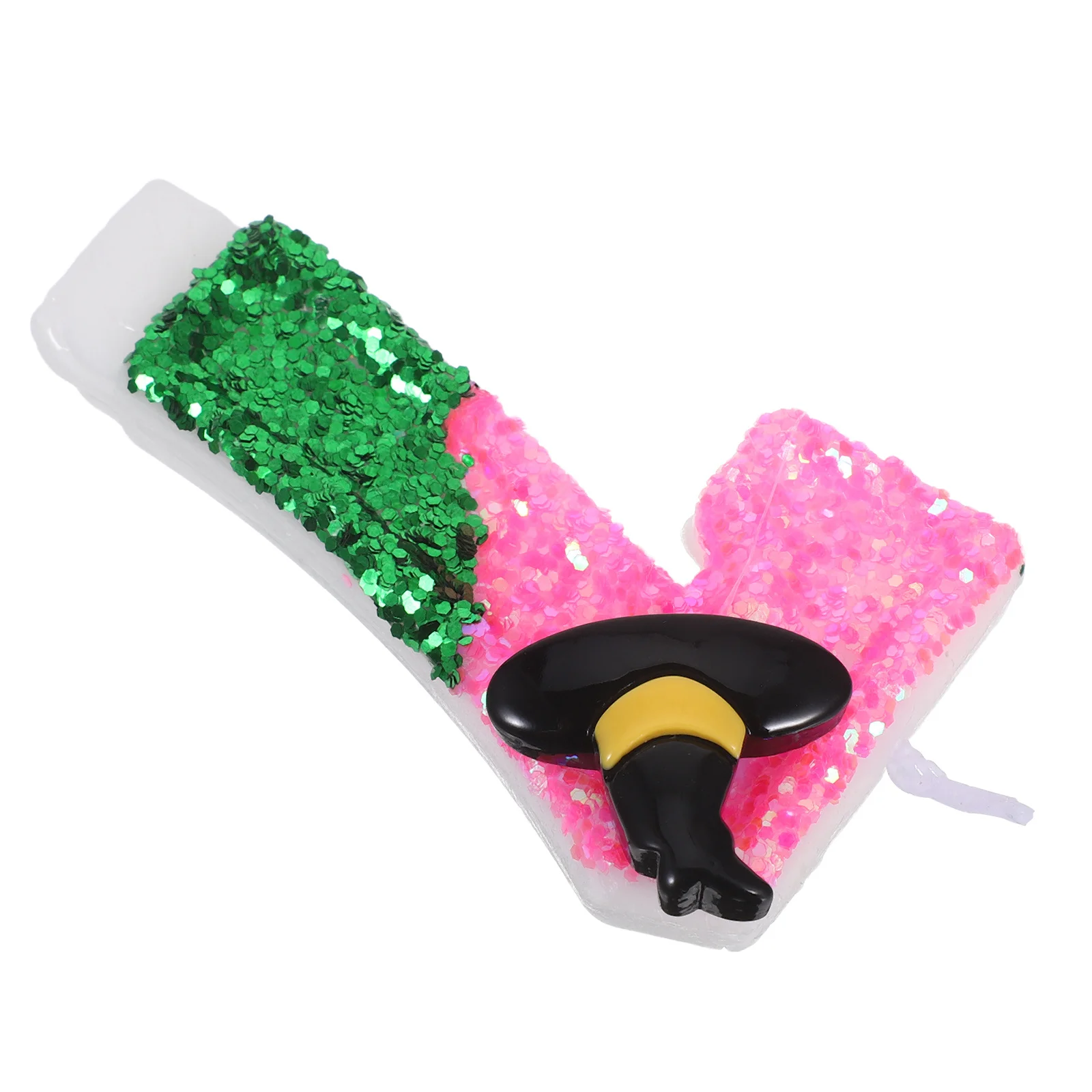 تصميم قبعة الساحر اللامعة رقم 7 لكعكة عيد الميلاد السابع، ملحق زخرفي إبداعي للحفلات #4