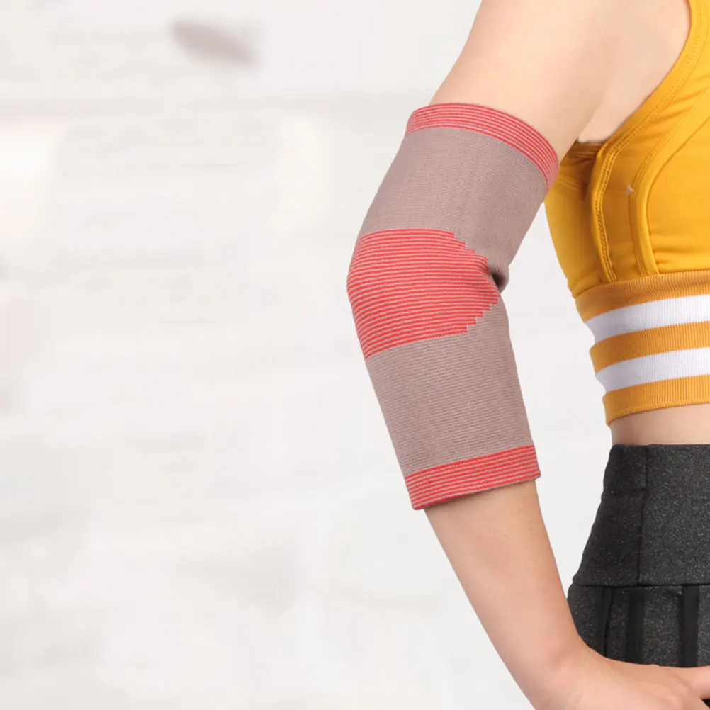

2pc Elbow Guards Sports Support Pads for Men Women Tennis Golf Basketball Arm Protector Thin Design Sweat Absorption Anti