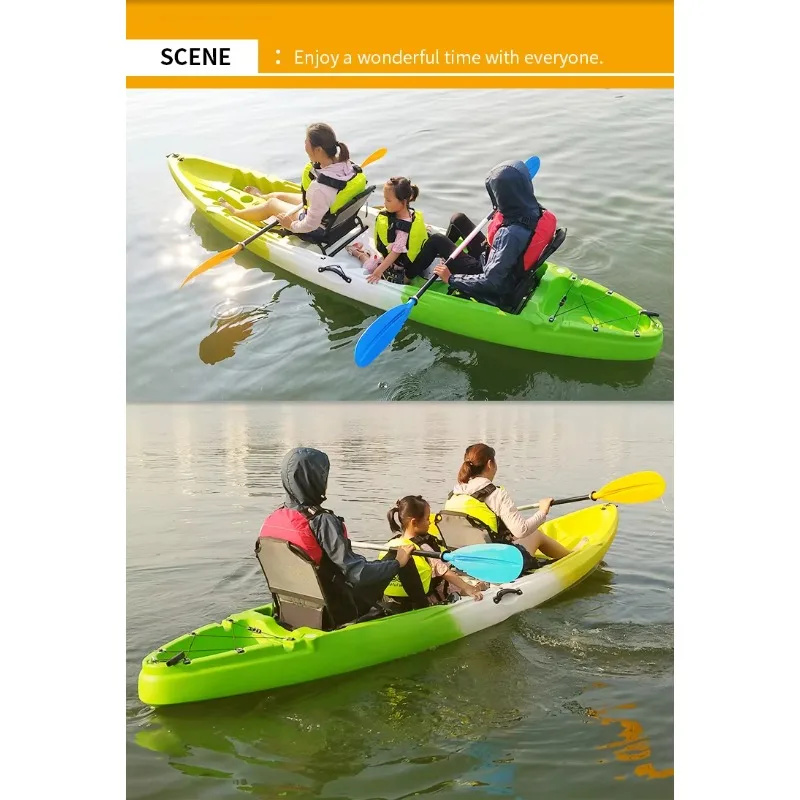 Fiberglass Fishing Kayak - Durable Watercraft with Storage, Reliable for Angling & Leisure Trips