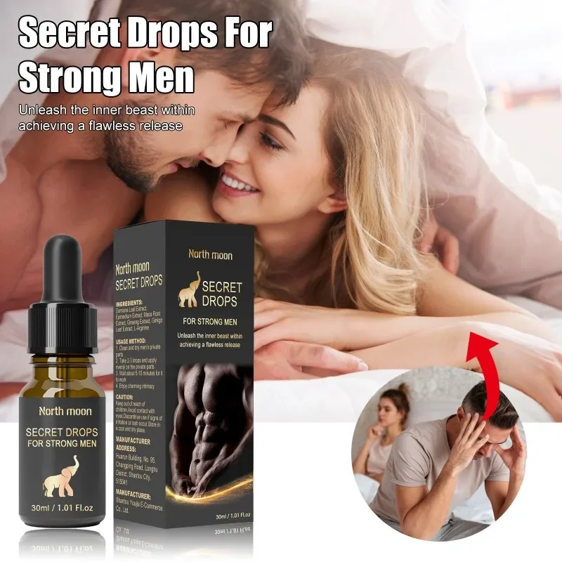 

Secret Drops For Strong Men Happy Drops Enhancing Sensitivity & Durability More Pleasure More Intimacy