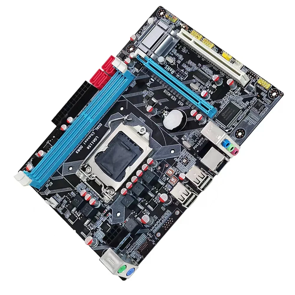 LIncome-Carte mère d'ordinateur de bureau, Buff4SATA, mémoire DDR3, BuffUSB2.0M-ATX, carte mère, canal touristique pour I3530, i5750, 660CPU, 1156