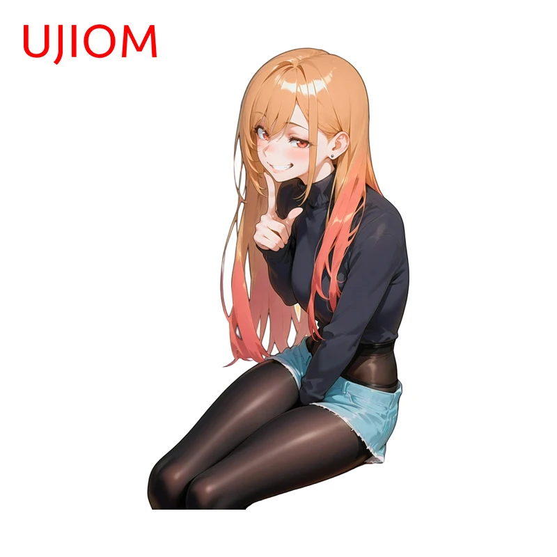 UJIOM Marin Kitagawa Pretty Kimono Anime Figure Wall Sticker Enchanting Sunscreen Picture Decal Artistic Wallpaper Home Decor