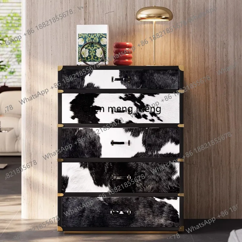 

Light luxury chest, post-modern mansion, jewelry storage porch bucket cabinet