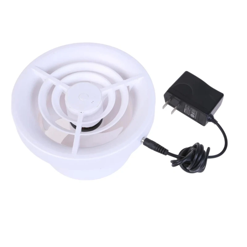 

dwan Powerful Wall Exhaust Fan Toilet Ventilation Fan 155mm Diameter 12V for Bathroom