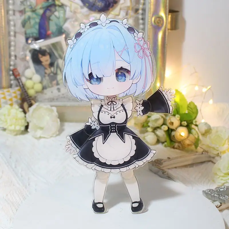 

Rem Acrylic Stand Figure Re:Life in A Different World From Zero Anime Peripheral Cute Active Joint You Can Blink Ornament New