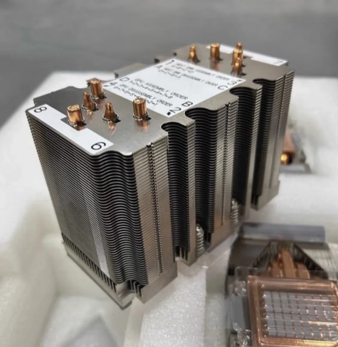 

Новый оригинальный кулер для графического процессора SXM2 V100 P100, радиатор, 10 медных трубок для охлаждения, высота 11 см, радиатор, быстрая доставка