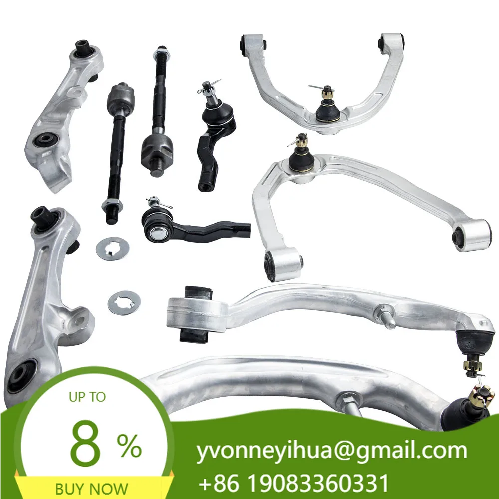 MaXpeedingrods Suspension Kit Front Upper & Lower Control Arm for Nissan 350Z Infiniti G35 2003 - 2009 RWD