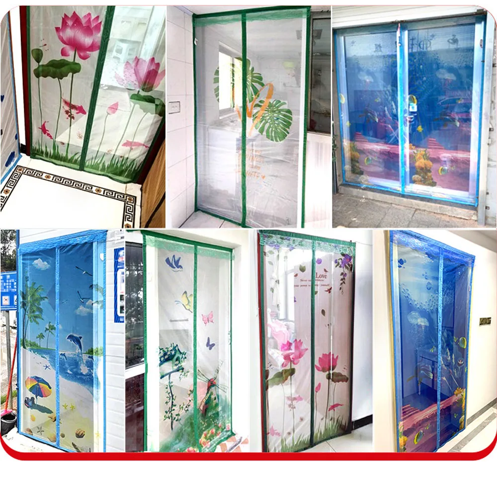 Magnetic Anti-Mosquito Net, Hands-free Mosquito Net, Anti-Fly, Insect, Door Screen, Magnetic Curtain Mesh for Door