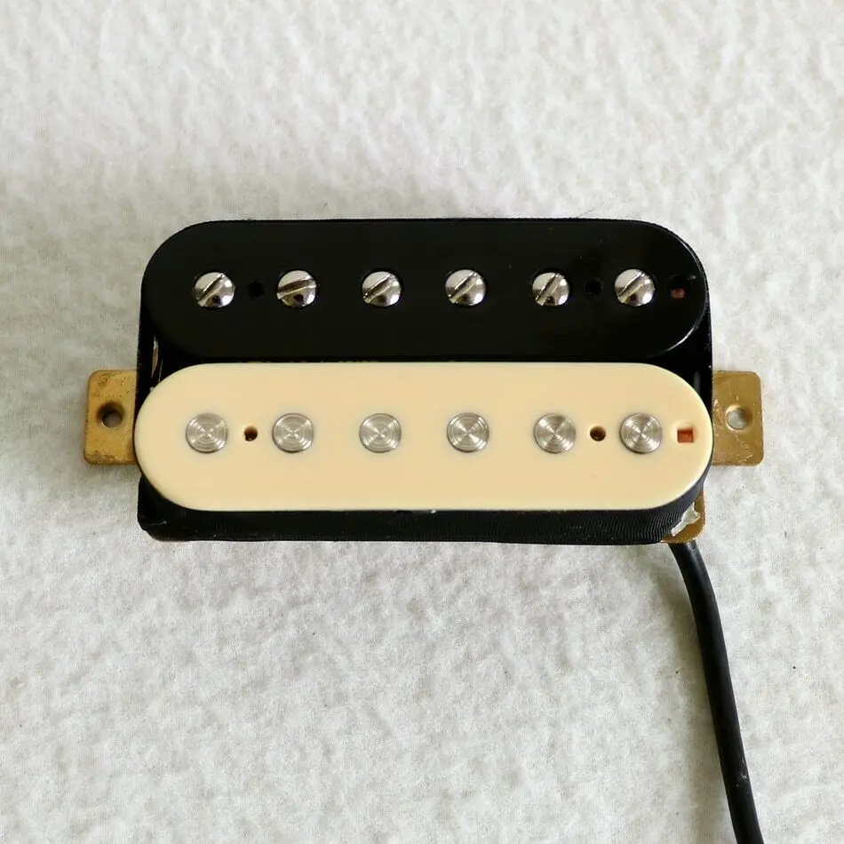 1 SET Fit For LP Electric Guitar Pickups Humbucker Dual Pickup Zebra with Frame Guitars Replacement KITS