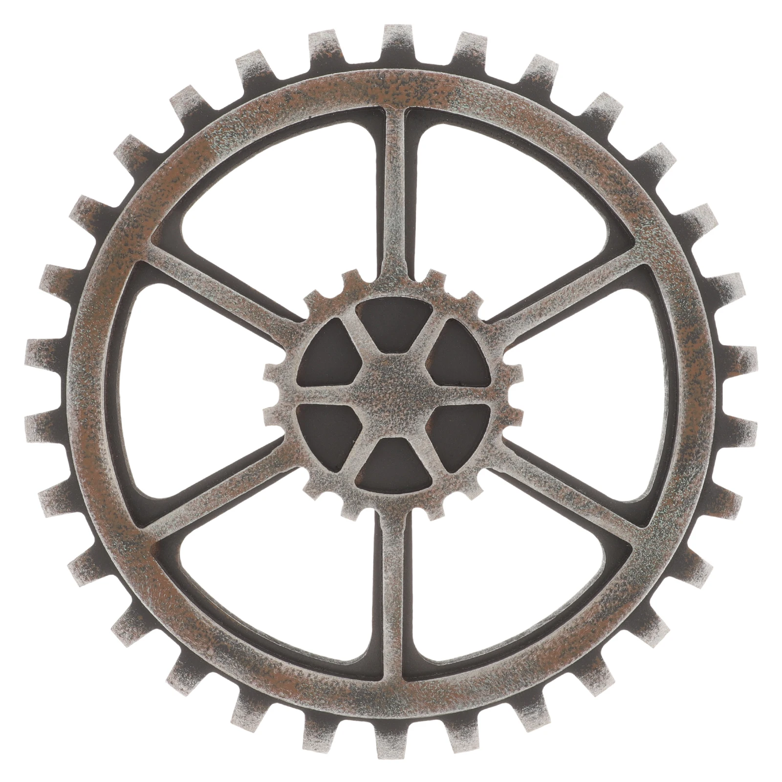 Gear Decorations Cm Steampunk Wheel Home Bar Wall Hexagon Art Wall Decoration Craft Vintage Metal Decor Long Use