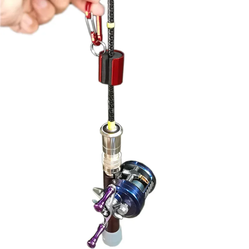 OUTKIT BFS Soporte caña pescar aluminio – Portátil para señuelo - imagen 2