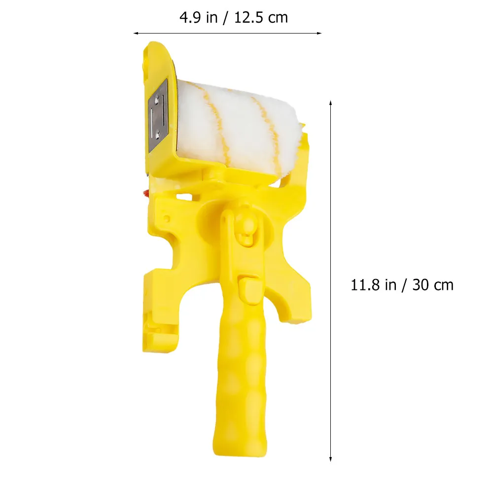 Multifunctional Paint Edger Tool with Replaceable Brush Heads Lightweight Portable for Walls Ceilings Decks Furniture Indoor