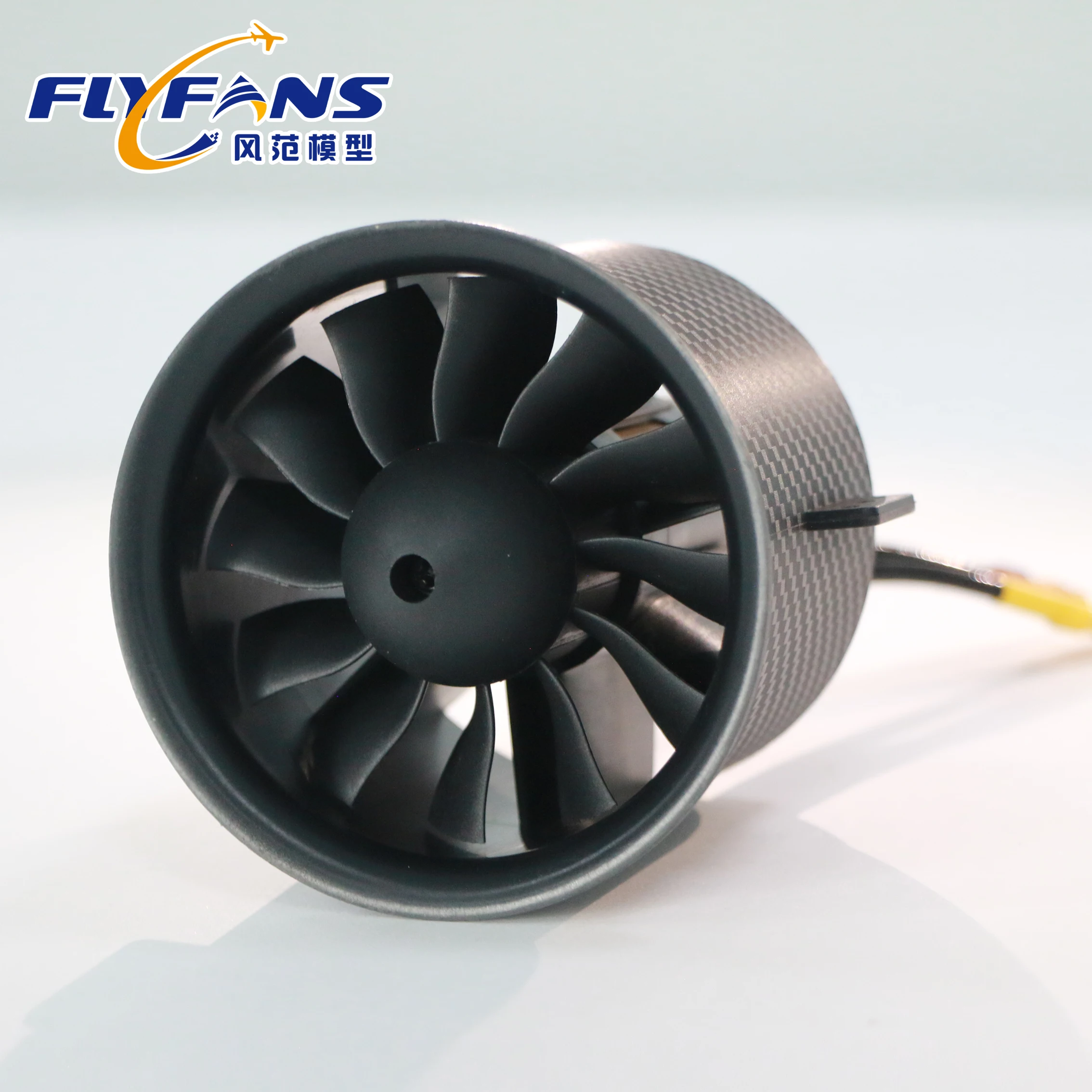 12 blades 70mm ducted fan 6S motor 3060/2000KV for fixed wing rc remote control aircraft airplane can match 81A ESC Thrust 2.7kg