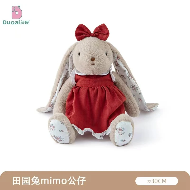 

Кавайное платье, плюшевая игрушка-кролик, мягкие набивные длинные уши, кукла-кролик, забавный детский спальный компаньон, украшение для дома, подарки для детей