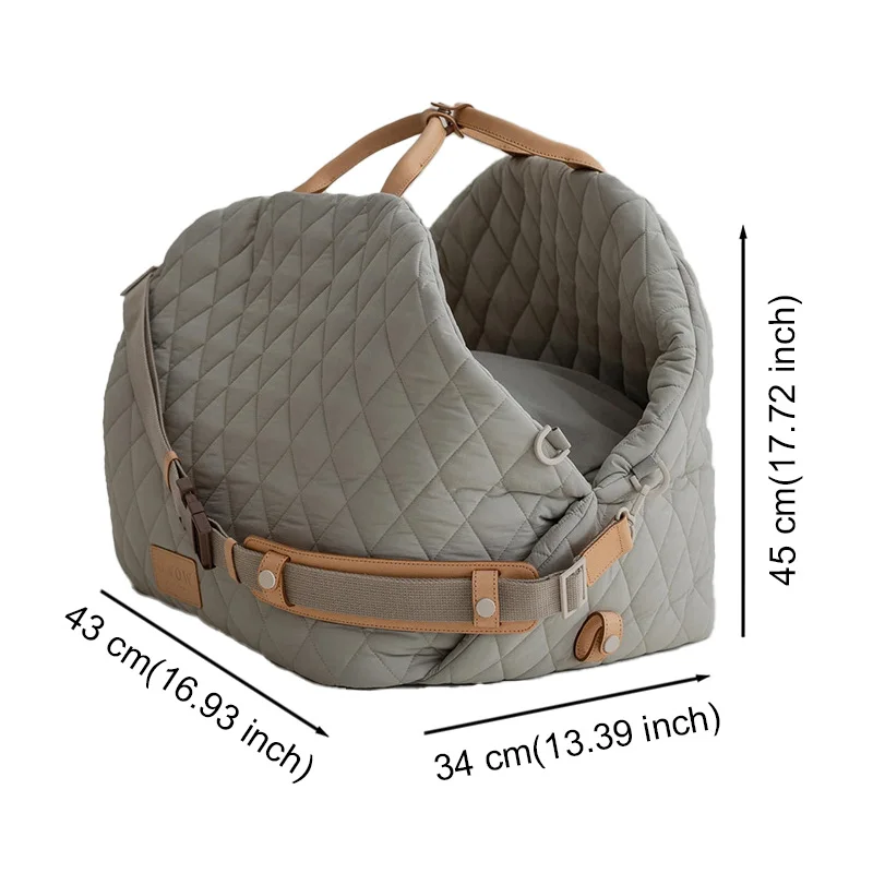 Luxury Outdoor Pet Bag Waterproof Portable Hand Bag For Puppy Cat Multi-use Pet Carrier Bag Dog Car Seat Travel Bag