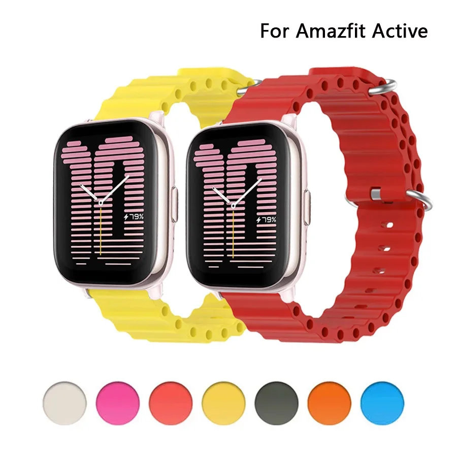 สายซิลิโคนสำหรับ amazfit สายรัดข้อมือสำหรับ Xiaomi amazfit