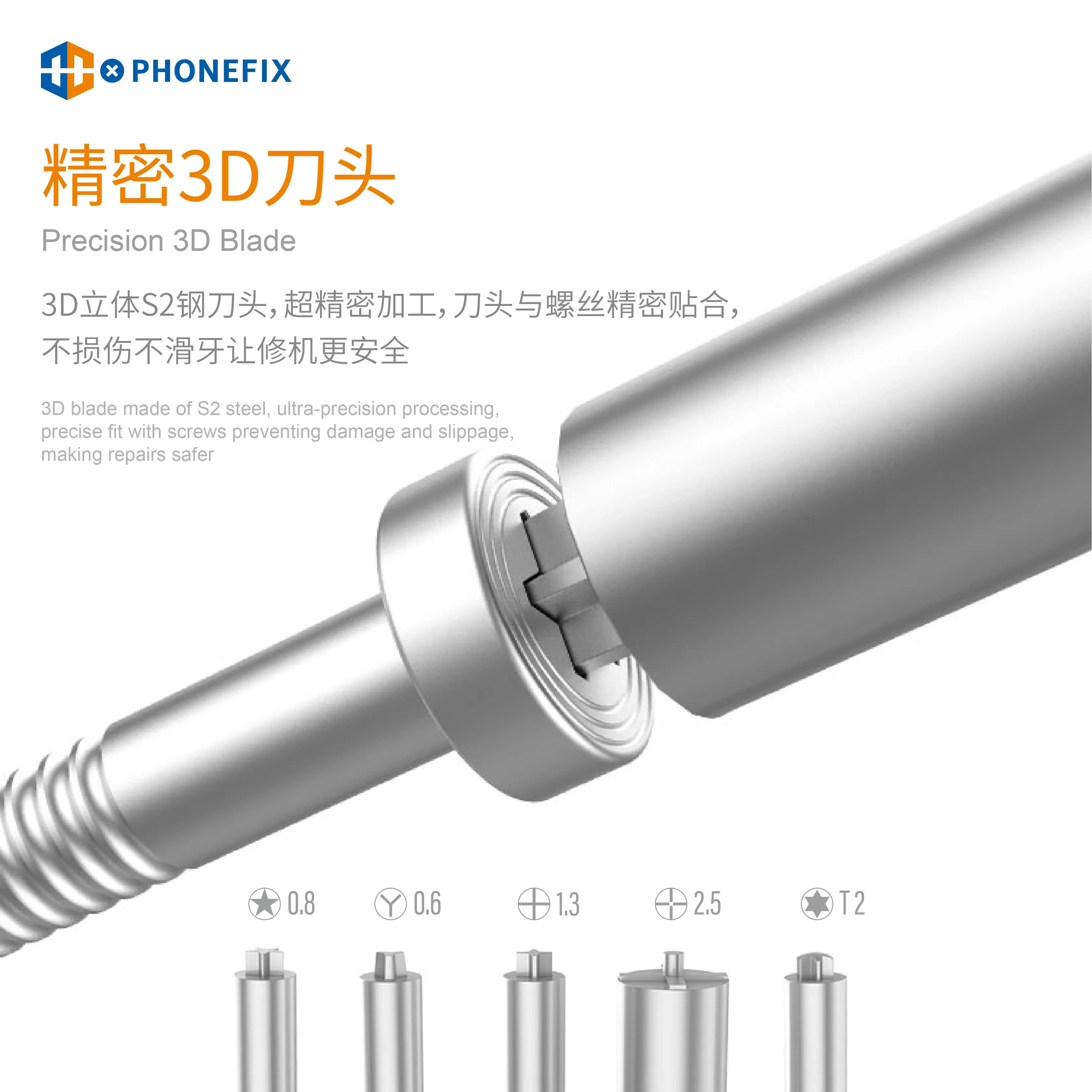 High Precision 3D Screwdriver Set Anti-Rust Anti-Slip iThor Upmarket Repair Tools for iPhone Samsung Repair Hand Tool Kit