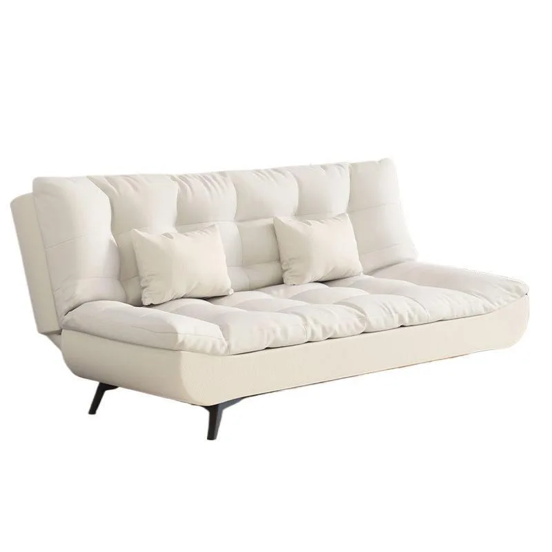 أريكة شقة صغيرة لغرفة المعيشة، سرير أريكة قابل للطي، غرفة نوم مزدوجة الأغراض، غرفة تأجير بسيطة وحديثة، قماش كسول