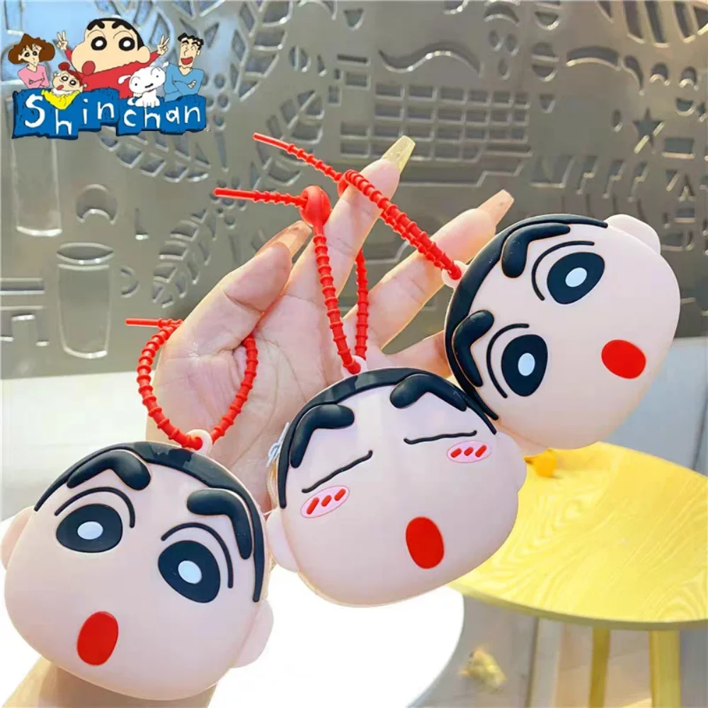 

Cartoon Crayon Shin-Chan Coin Purse Keychain Decoration Bag Anime Peripherals Student Backpack Pendant Keyring Girls Gifts