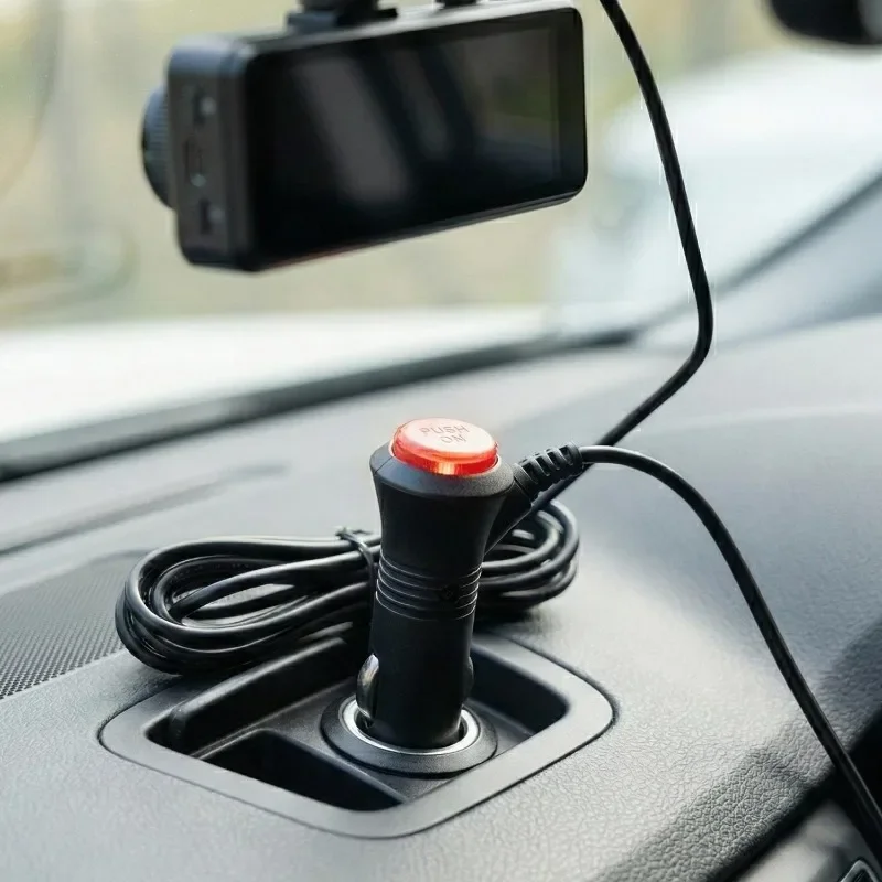 Car Cigarette Lighter Socket Splitter Plug Connector Universal Headlight Power Adapter Switch 12V 24V Car Charger Switch