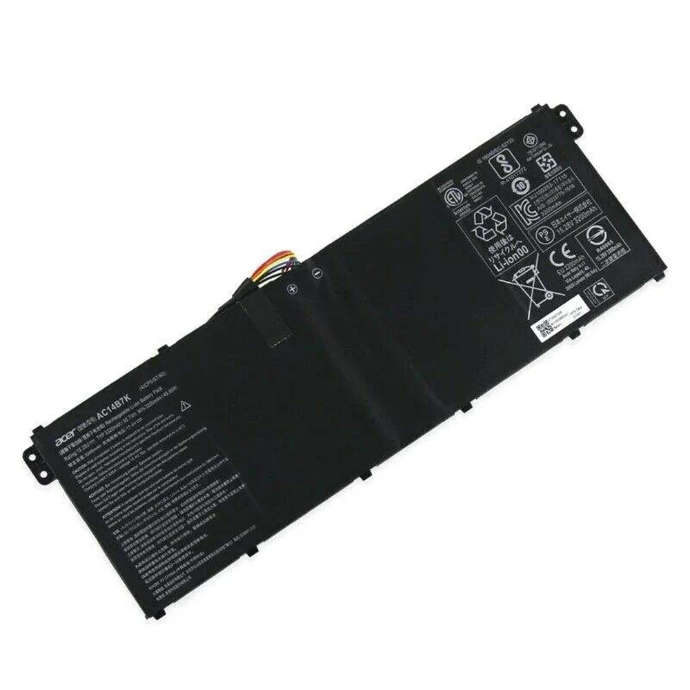 Imagem -06 - Bateria do Portátil Ac14b7k para Ac14b7k 15.28v 48.8wh para Acer Aspmate P236 Tmp236 Swift Sf31454 52g S401 Novo Original