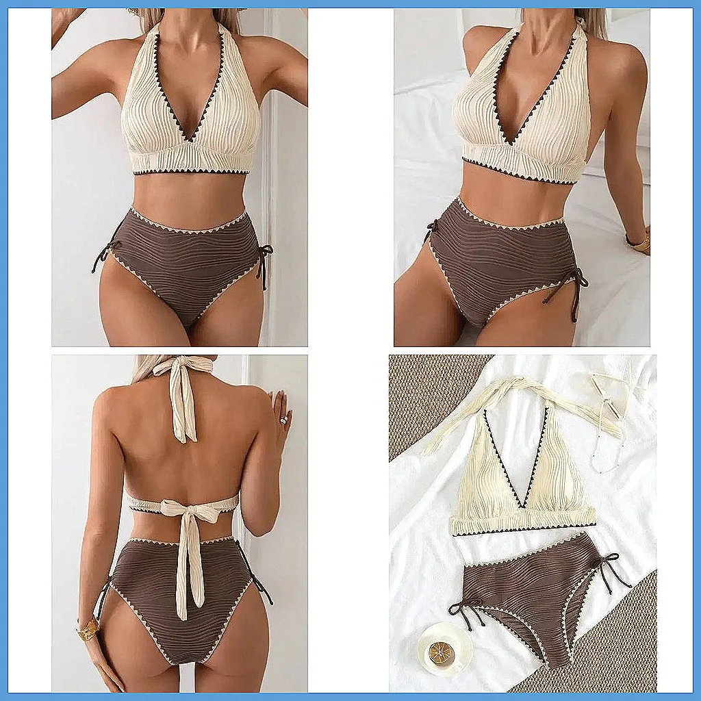 

Sexy High Waist Brazilian Bikini Set for Women, Push Up Bathing Suit Beach Swimwear (Character Count: 74)