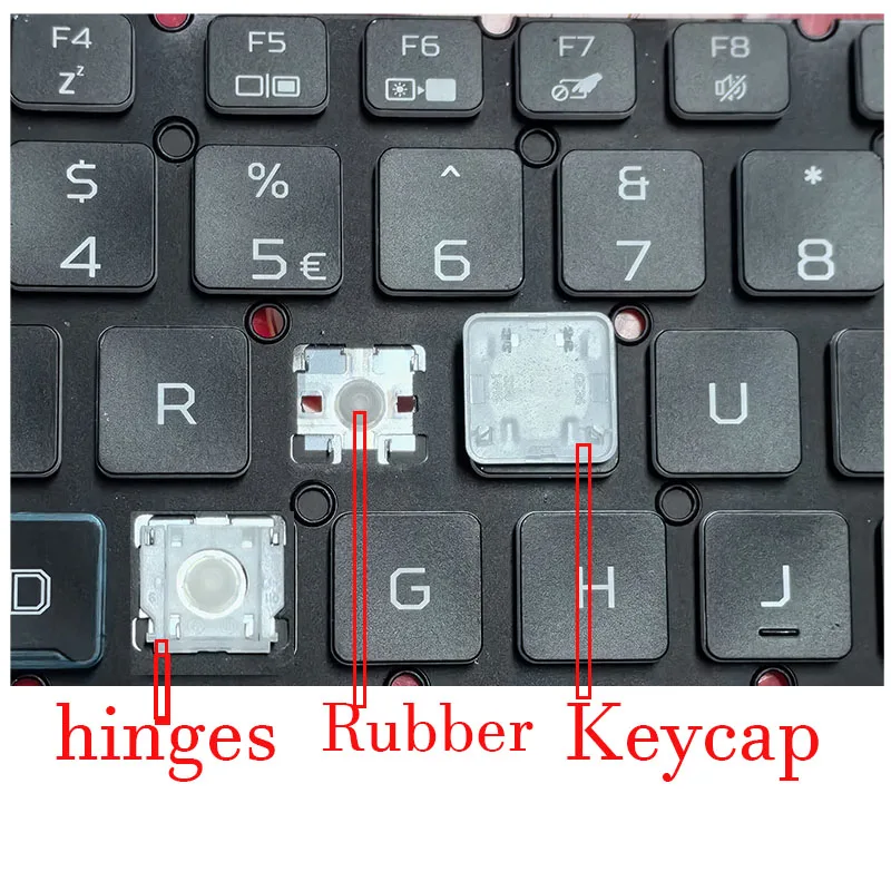 keycap butterfly hinges For Acer Nitro 5 AN515-45 AN515-46 AN515-47 AN515-55 N20C1 AN515-56 AN515-57 Keyboard Keys Scissor Clip