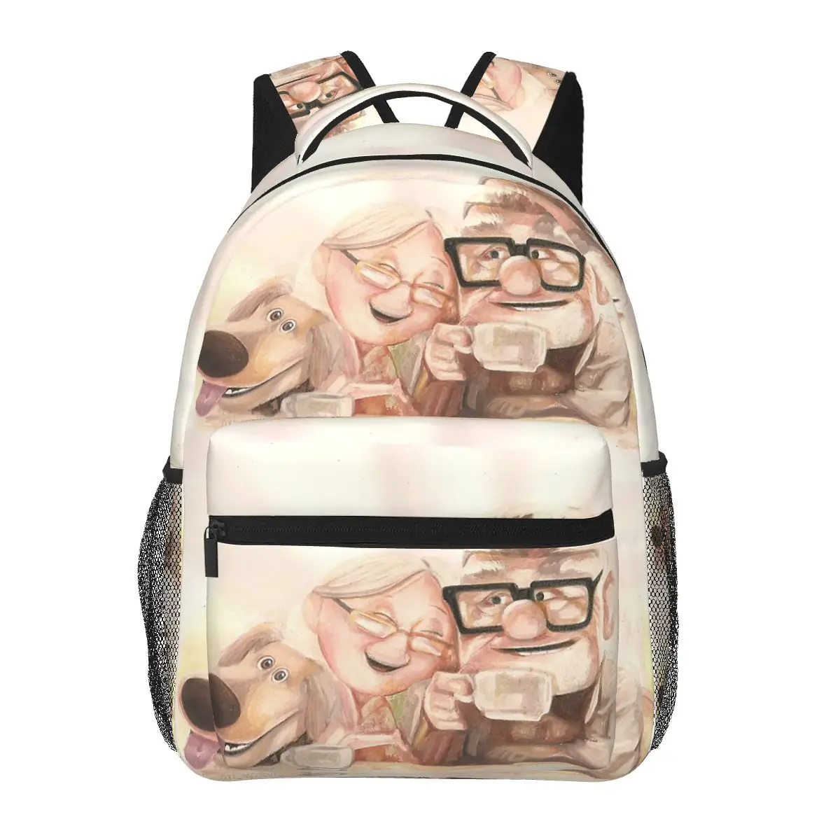

Up Movie - Carl And Ellie Backpacks Boys Girls Bookbag Students School Bags Cartoon Kids Rucksack Shoulder Bag Large Capacity