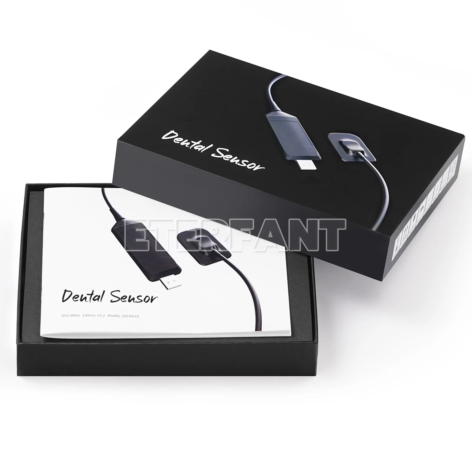 ENTERFANT Dimensioni 1/2 Sistema di immagini a raggi X dentali Sensore a raggi X digitale RVG intraorale Imaging super chiaro Comfort ultrasottile