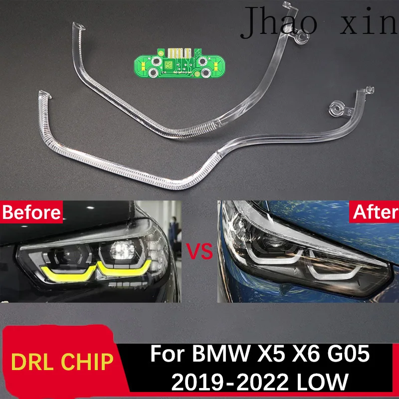 

Suitable for BMW X5 X6 G05 Angel Eye Circuit Board 19-2022 LOW White Light Ballast Lamp Tube Car Headlights DRL CHIP Guide Strip