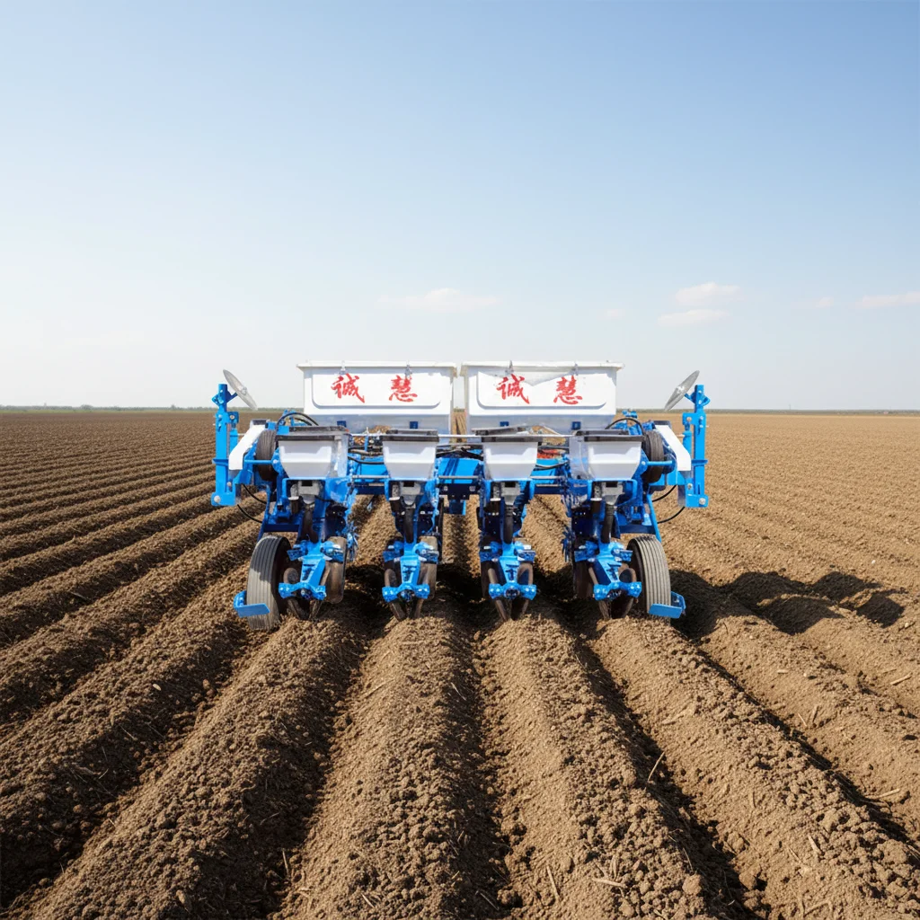 【HOT】4 Row Full Terrain Planter Corn Seeder Installed Main Gearbox High Precision Fertilizer and Corn Planter