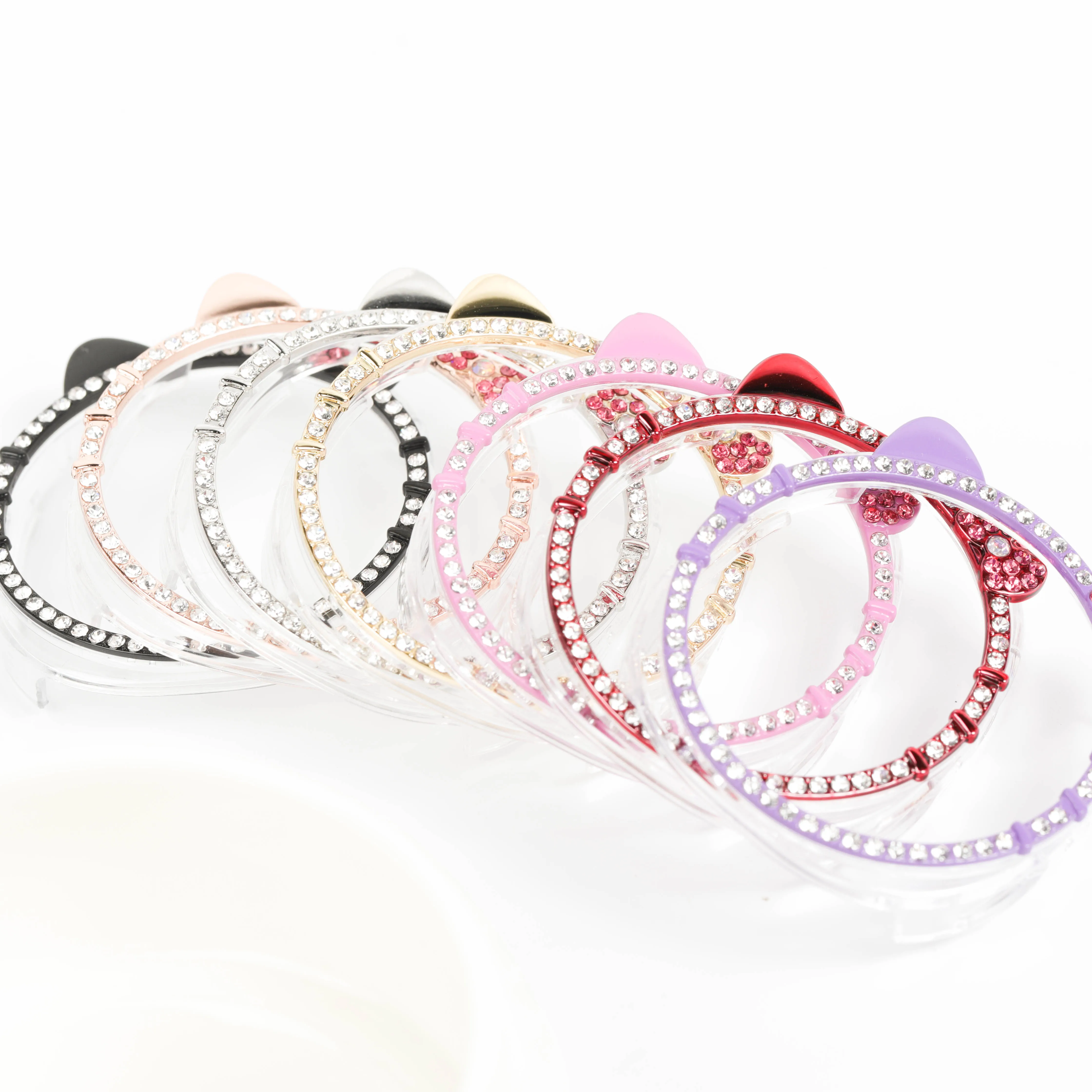 غطاء ماسي لساعة سامسونج جالاكسي 8 44 مللي متر 40 مللي متر ملحقات KT Cat Bling PC إطار ممتص الصدمات حامي الفرقة جالاكسي watch8