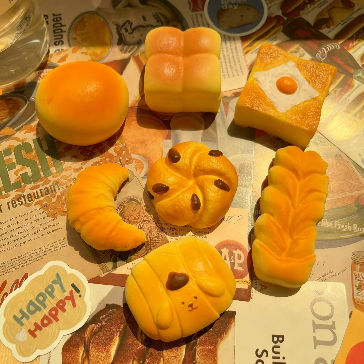 ของเล่นบีบลดความเครียด ชุดขนมปัง บีบแล้วคืนรูปช้าๆ ของเล่นบีบระบายอารมณ์ ของขวัญคริสต์มาส วันเกิด ของขวัญที่ดีที่สุดสำหรับเด็กชาย เด็กหญิง และเด็กๆ