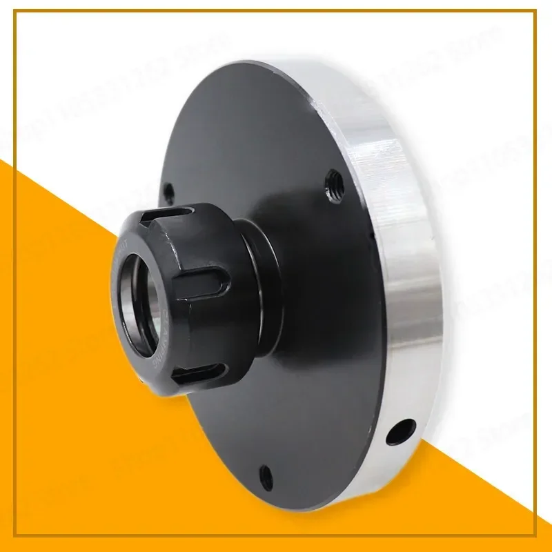 High Precision ER Collet Chuck Seat A2 Flange Plate Four Five Axis Collet Straight Hole Replace Chuck